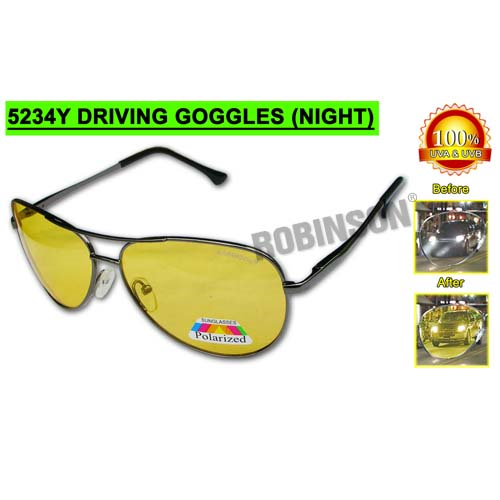 5234Y# Night Driving Glasses (Yellow)